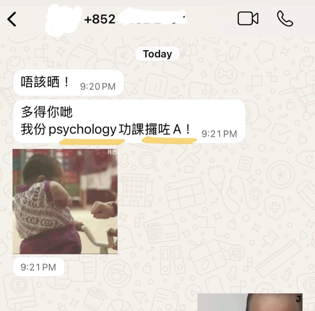 UniWriterPro 學生評價對話截圖
